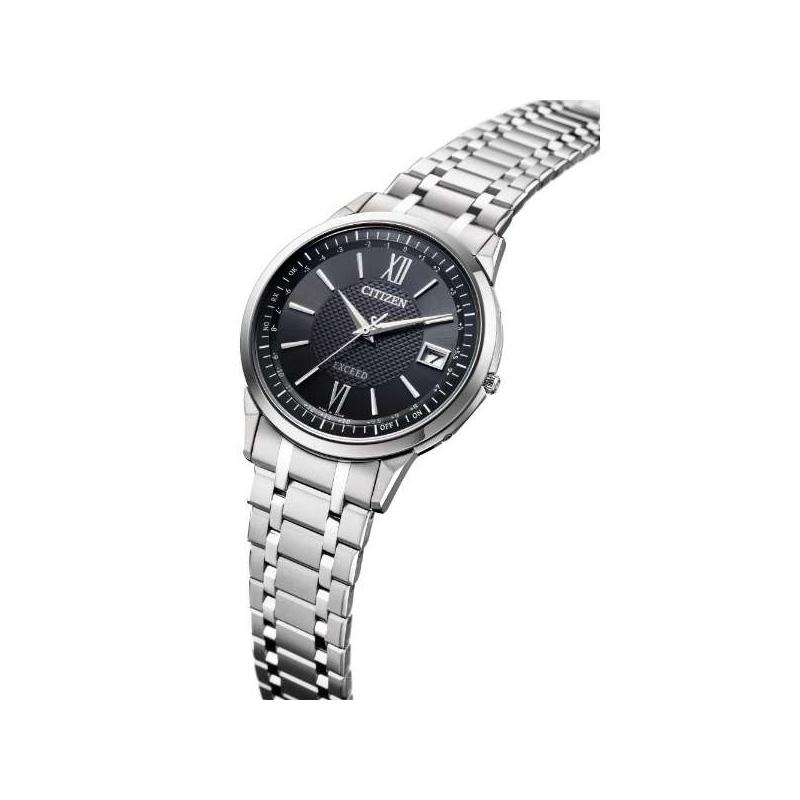 CITIZEN Life Waterproof Solar Quartz Super Titanium Strap 38mm Unisex Black Dial CB114061E