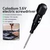 Chrome Vanadium Steel Cordless Screwdriver LED Lights Power Screw Driver  Tool Kit