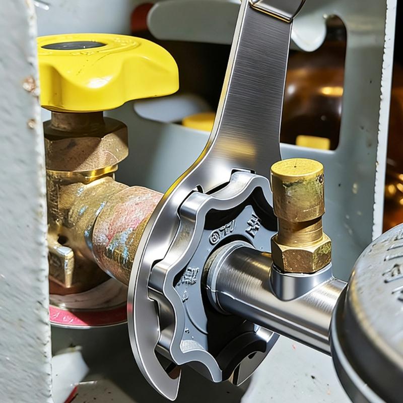 Gas Tank Pressure Reducing Valves Wrench Gas Valves Spanner Hand Tool Gas Bottle Opener Tool
