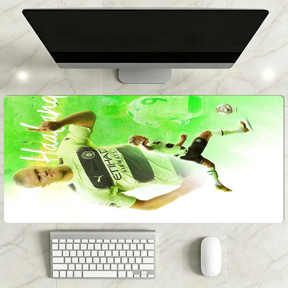 Haaland Large Mouse Pad Desk Mat Desktop Mouse Pad Non-Slip Rubber Base Office Desk Accessory