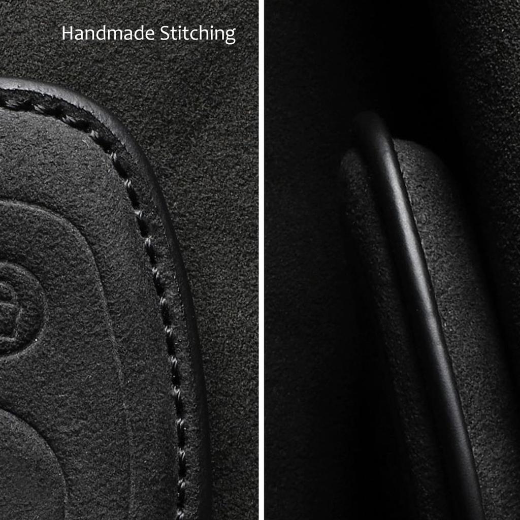 Noreyvis Suede Leather Key Fob Cover Key Case Holder Protector Shell for McLaren 720S