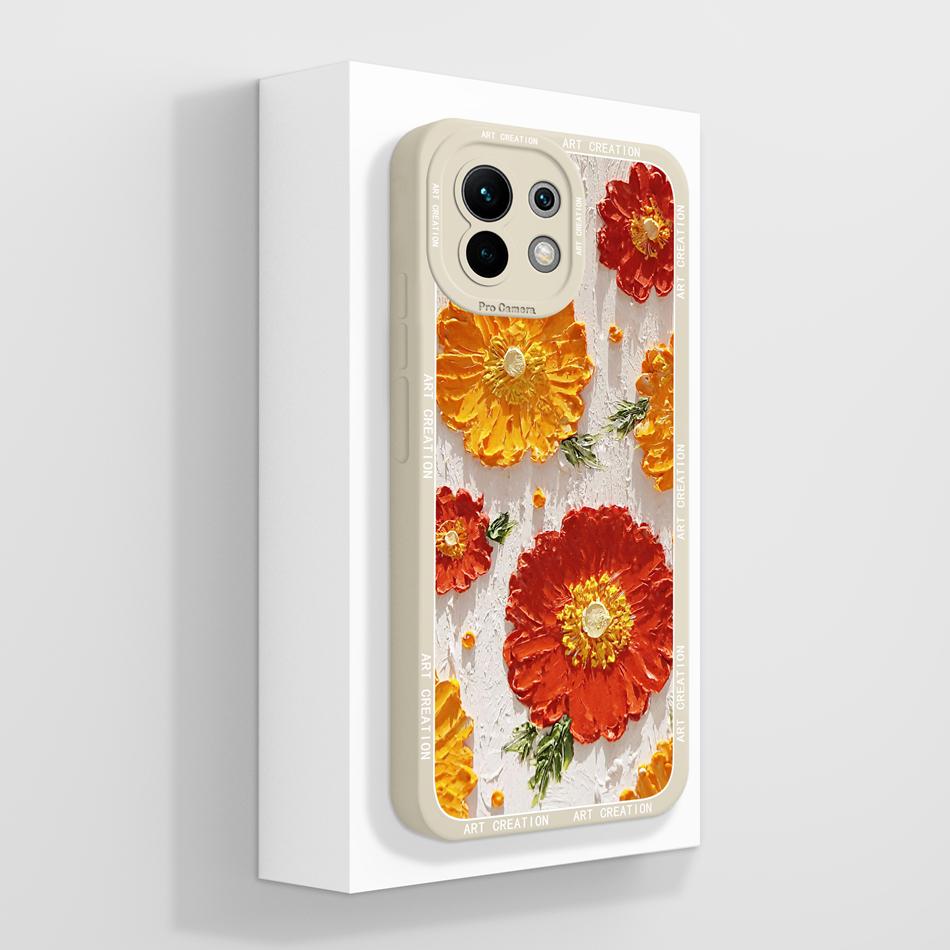 Etui do Xiaomi Mi 11 Lite 5G NE Etui na telefon Mi 11 Youth Elegancki tył do Xiaomi 11 Lite Mi11 Miękkie płynne silikonowe Funda