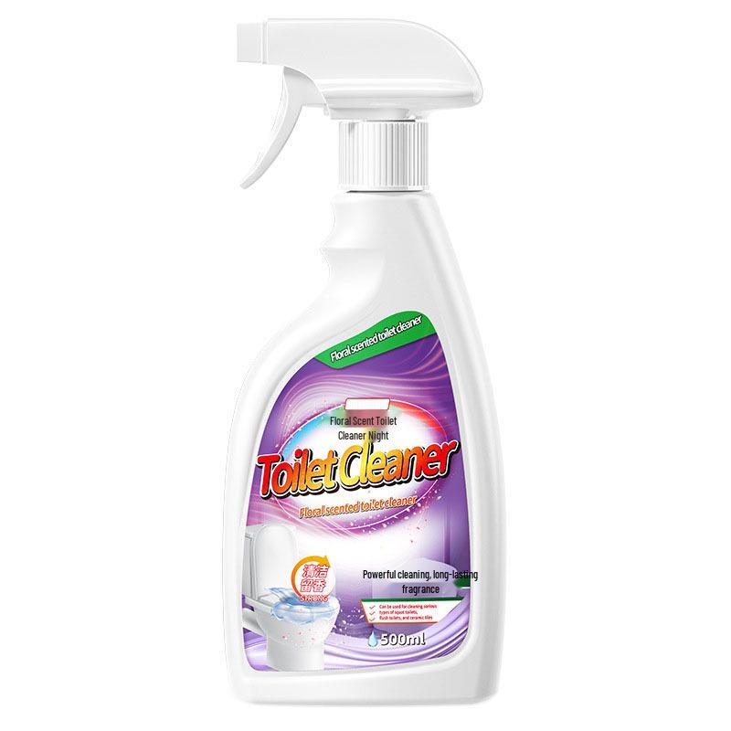 Floral Scent Toilet Descaler & Stain Remover – Multi-Effect Deodorizing Bubble Cleaner Liquid