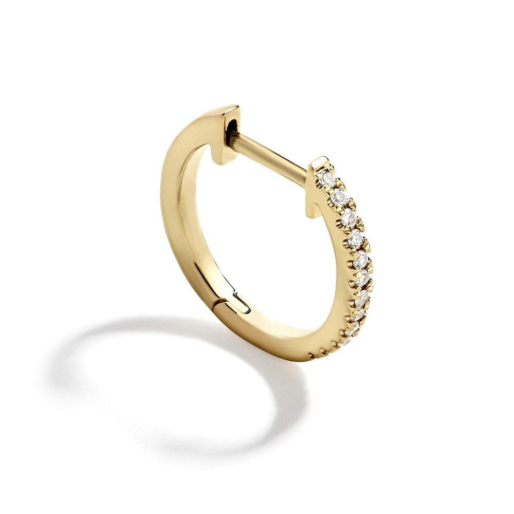 Copper Fashionable Geometric Earrings With Multicolor Rhinestones Trendy And Unique