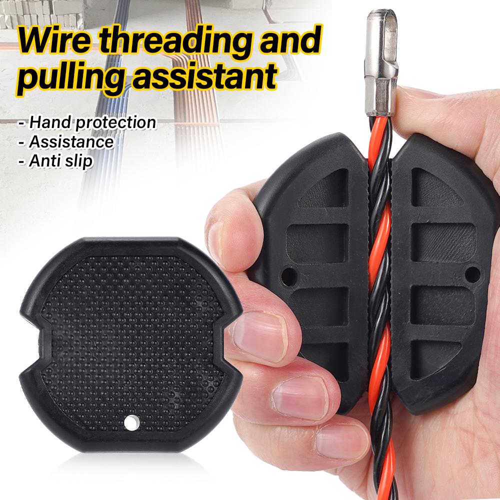 Apply To 3-6mm Electrician Threading Aid Cable Puller Auxiliary Device PVC Non-slip Effortless Fish Tape Leader Wire Pulling Aid