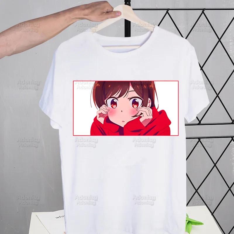 Rent A Girlfriend Chizuru Mizuhara T-shirts Funny Hip Hop Summer Women  Men Tshirts Streetwear Ulzzang Harajuku T-Shirt Shirt