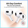 Apple AirPods 3 True Wireless sluchátka s čipem H1, automatické párování, dotykové ovládání, prostorový zvuk, bezdrátová sluchátka pro chytré telefony iOS a Android