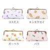 Labo Clip purse pouch with a flower calendar and hydrangea design, A24-HKGP-06AJ