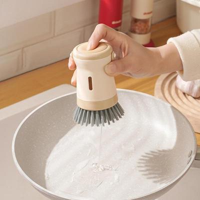 Multi-functional Pot Brush With Handle Dishwashing Brush Pans And Pots Brush Cleaning Supplies Cleaning Tool