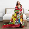Haribo Bear Candy Plush Blankets Students  Flannel Throw Blanket For Home Decor Soft Design Quality Bedspread Birthday Gift