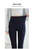 Women's High-Waist Wool Leggings: Warm, Seamless, Thickened, Plus Velvet, Slimming Cotton Pants for Autumn and Winter.