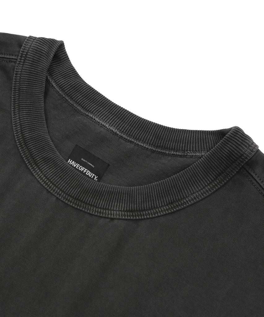 Haebeuopeudyuti Dyed Pocket T-Shirt (Dark Gray)