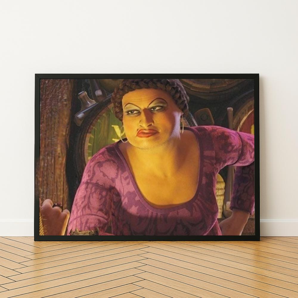 Malowanie Po Numerach Z Ramą Obrazy Do Malowania Shrek Doris 50X40 Cm