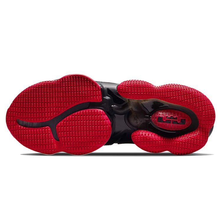 Nike LeBron 19 Bred Men Sneakers Black University-Red CZ0203-001