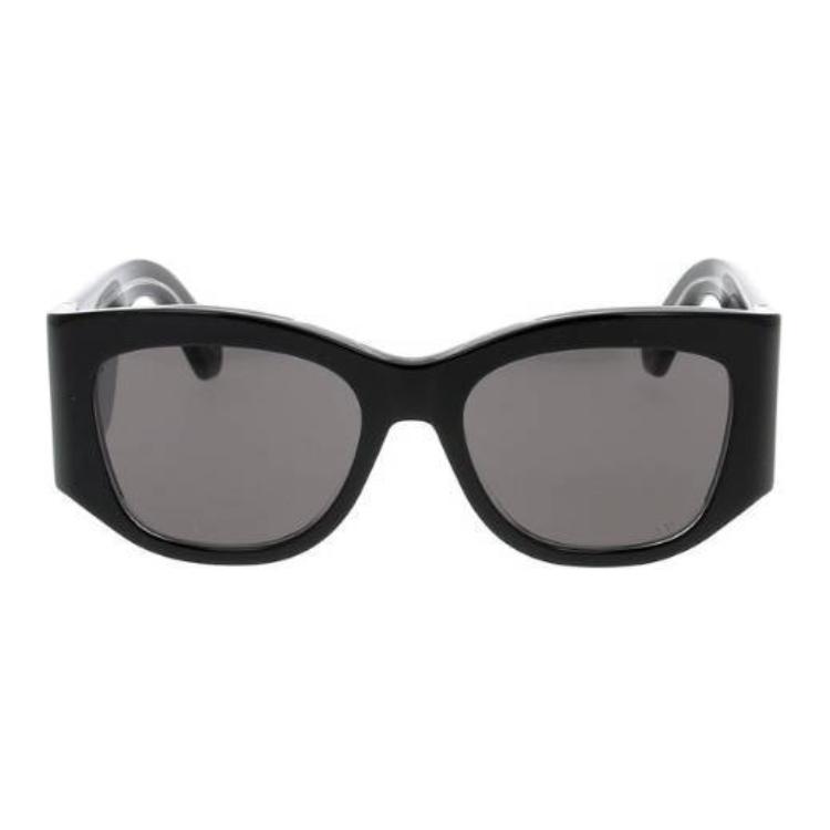Dior Logo Square Sunglasses Women sunglasses Black DIORNUITS1I10A0