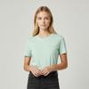 T-shirt Texi cotone color verde acqua Donna