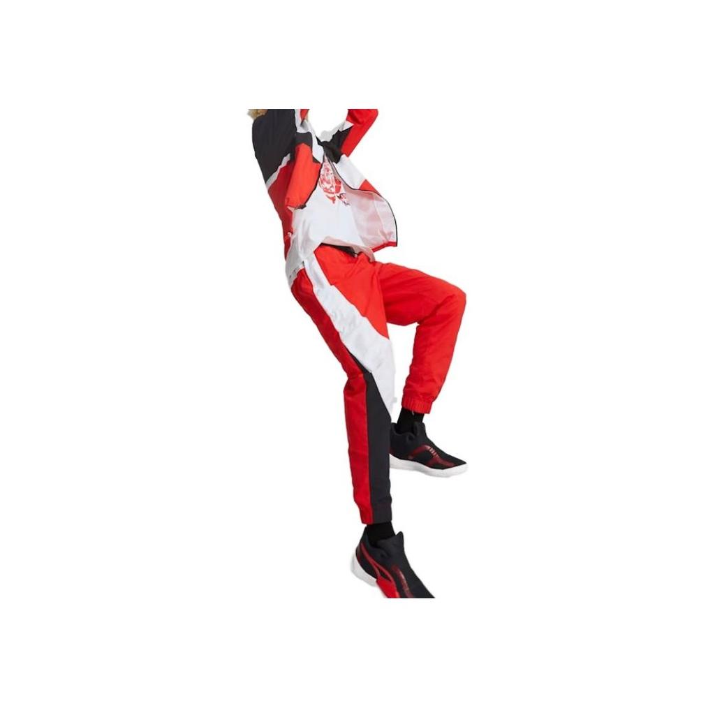 Puma Clyde Basketball Jacket Color Block Retro Sports Stand Collar Zip Long Sleeve Jacket Men Jacket Multi-color 534196-08