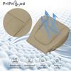Priprilod Tan Perforated Leather Driver Side Bottom Replacement Seat Cover Compatible with Ford F250 F350 F450 F550 Lariat 2011 2012 2013 2014 2015