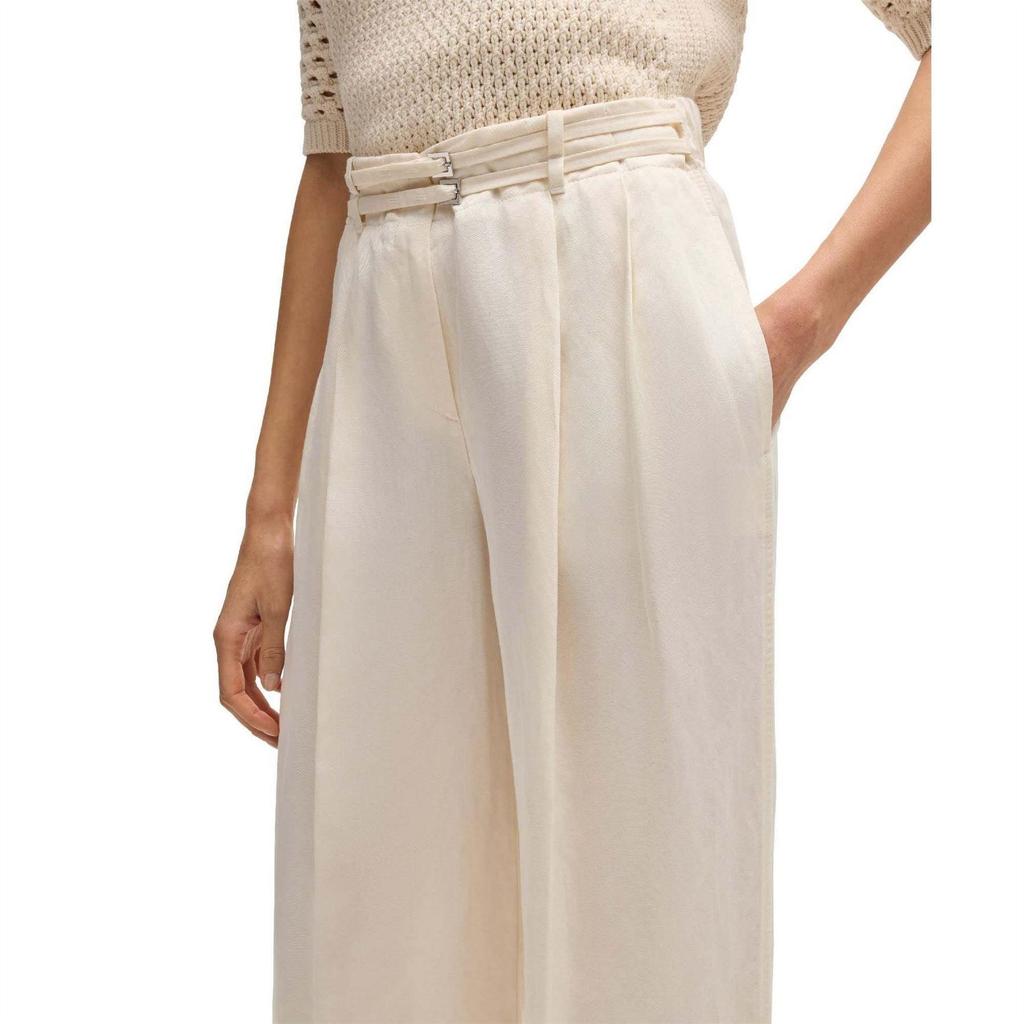 BOSS Womens/Ladies Taualy-W Relaxed Fit Trousers