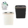 Recycling Bin Storage Reusable Double Inner Bag Foldable Recycling Storage Collection Container with