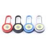 Camping LED Flashlight Pocket Lamp Bright Torch with Hook Handheld Emergency Light Work Lamp Hanging Backpack Lamp