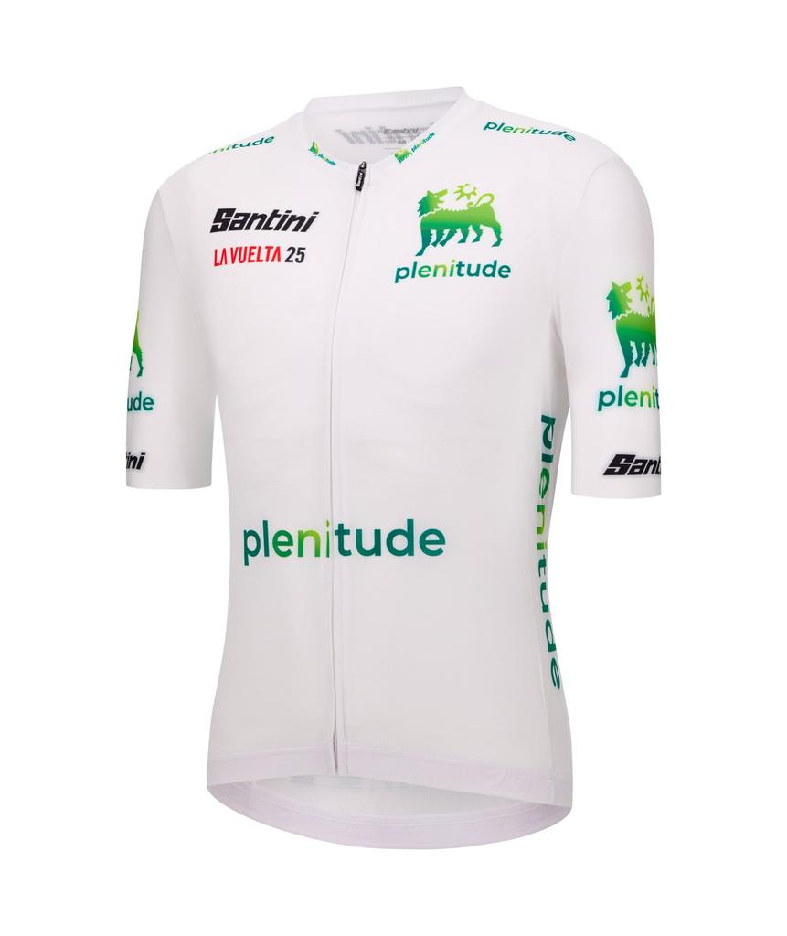Santini Classic LA VUELTA-White Jersey, Men's, White