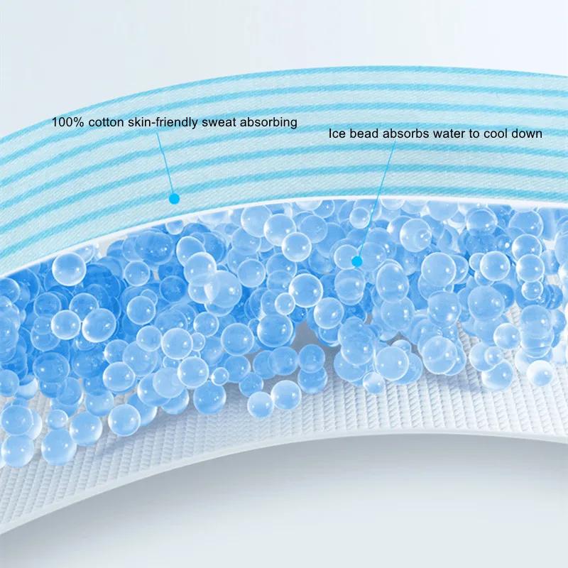 Summer Pet Cooling Ice Scarf Cool Ice Towel Heatstroke Dogs Cats Ice Scarf Collar Adjustable Cooling Cat Collar Bib Pet Supplies