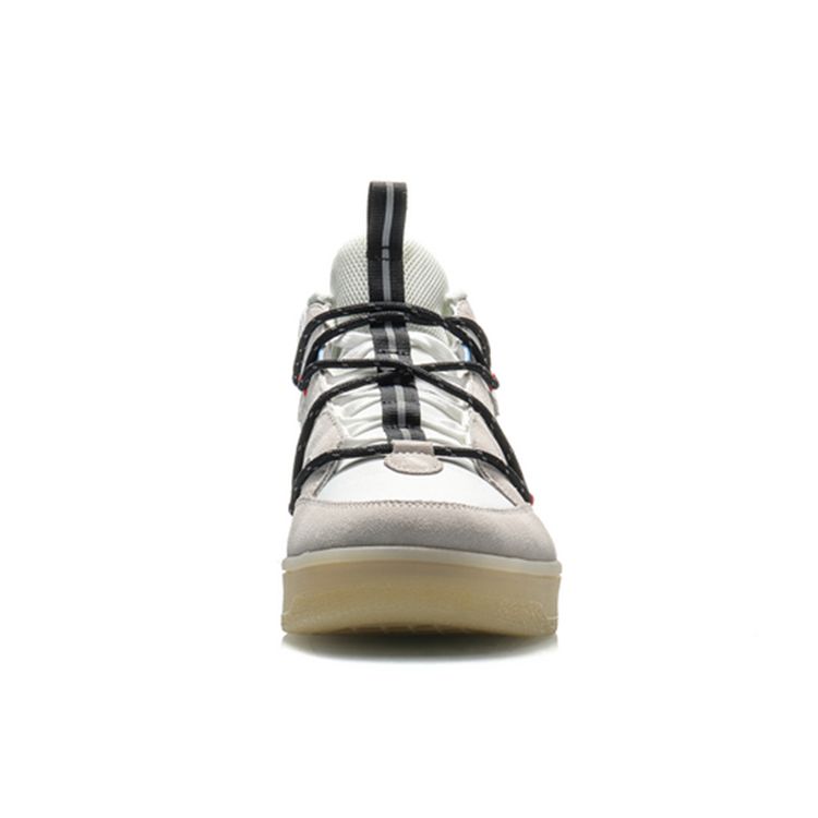Li-Ning Counterflow Hunter Non-Slip Lightweight Mid-Top Skate Shoes Men Skate Shoes Gray AGCQ127-1