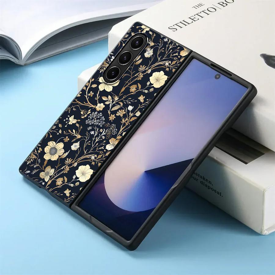 Flowers Beautiful Case for Samsung Galaxy ZFold7 ZFold3 ZFold5 Z Fold 7 6 5 4 3 ZFold6 ZFold4 Back Phone Cover