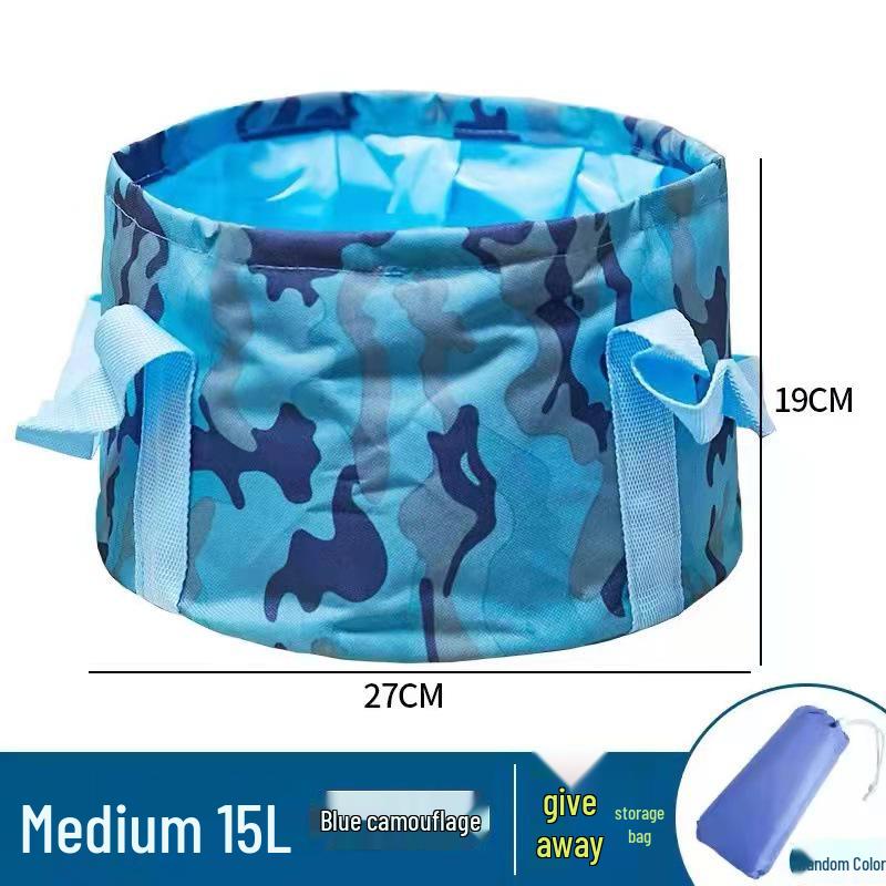Large Capacity Travel Foot Bath: Portable, Foldable, High-Temperature Resistant Basin