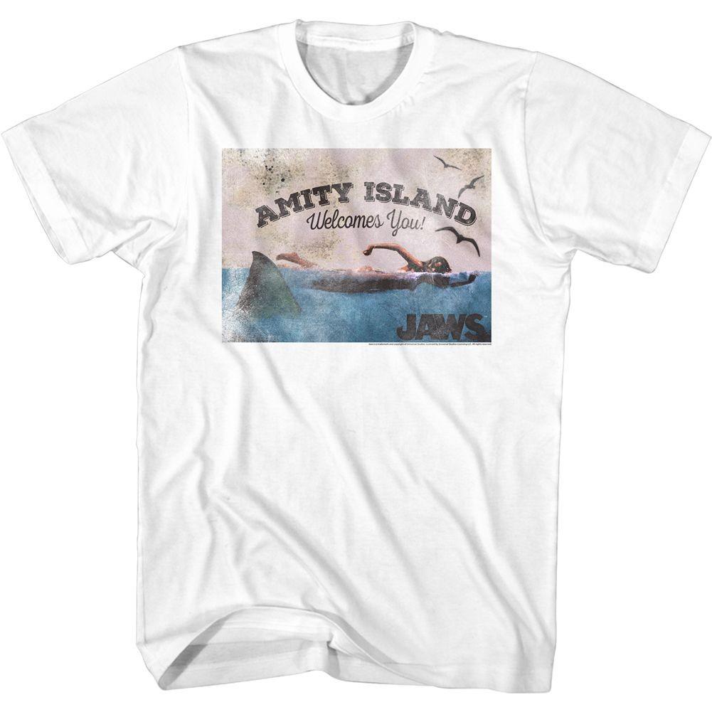 Jaws Welcome Movie Shirt XXXL