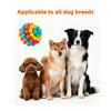 Indestructible Dog Chew Toy/TPR Bite-Material/Vibrant Colors/Chewable Teething Toy for Dog/Soft Training Ball for Aggressive Chewer
