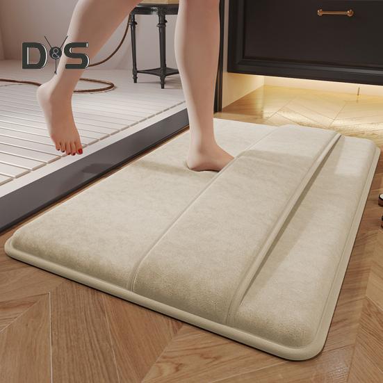 Koupelnová podložka na podlahu Rychle savý Rychleschnoucí Protiskluzová spodní část Nadýchaný kobereček z mikrovlákna Vstupní kobereček na mytí vodou Víceúčelový dřez Kuchyňský koberec