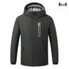 Heated Fleece-Lined Windbreaker for Men & Women - USB Charging, Warm Outdoor Mountaineering Jacket