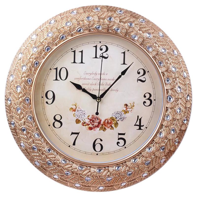 Часы для гостиной Креативные настенные часы Новые модные настенные часы Бесшумные часы для спальни Кварцевые часы Домашние настенные часы 46CM [Style] 1