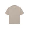 Fear of God Essentials Fall/Winter 2021 Short Sleeve Polo Unisex Tops String Tan FOG-FW21-593