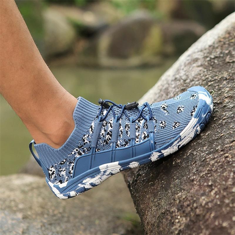 Herren-/Damen-Flying-Weave-Upstream-Fitness-Watschuhe Schwimmschuhe Sport Amphibisch Schnittfest Strandschuhe