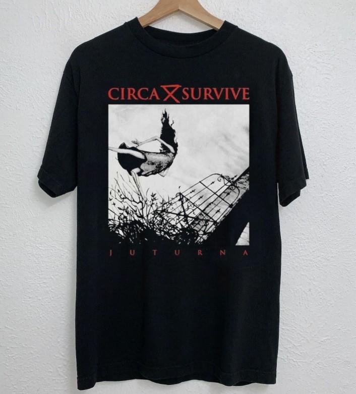 

Circa Survive Juturna Album Cover Black All Size T-Shirt Unisex T-Shirt S