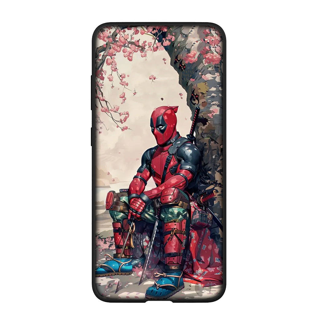 Custodia per Telefono per Samsung Galaxy S25 S24 S23 iPhone 16 15 Xiaomi Redmi Note 14 13 12 16E X 11 Pro Max OPPO Moto Huawei Marvel Comics Wolverine Deadpool