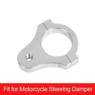 FOR Motorcycle Steering Damper Fork Frame Mounting Clamp Bracket Fit for Universal Motorbike Aluminum Accessiors 31mm-60mm