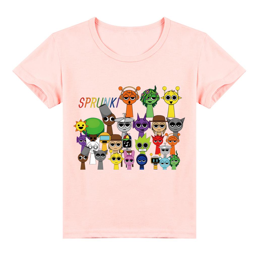 Dětské 2D tričko Sprunki Dětské tričko s krátkým rukávem