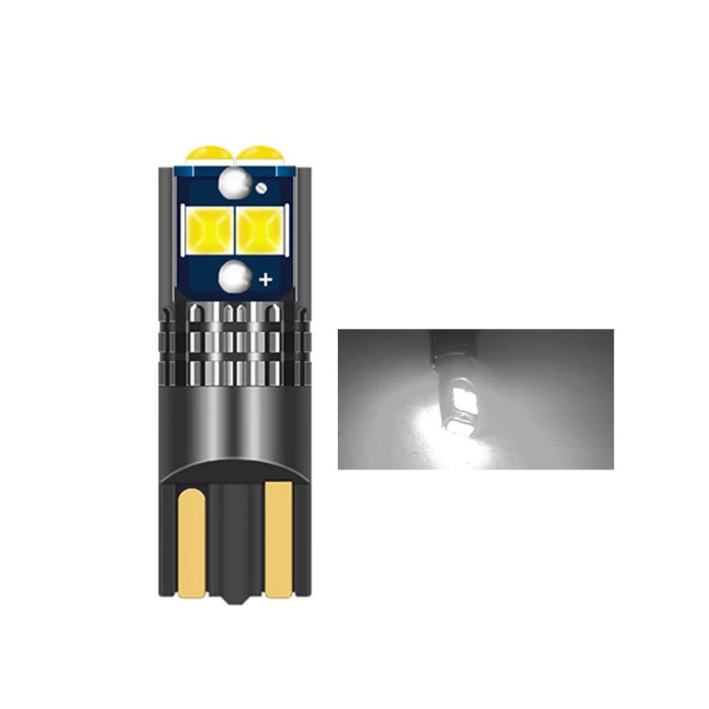 T10 Car Side Light Multiple Colors LED Strip Marker Bulb Canbus No Error DC 12V Auto Driving License Plate Bulbs Super Bright