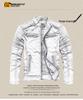 Men's Slim Fit Frosted Leather PU Motorcycle Jacket - Stylish Autumn & Winter Wear