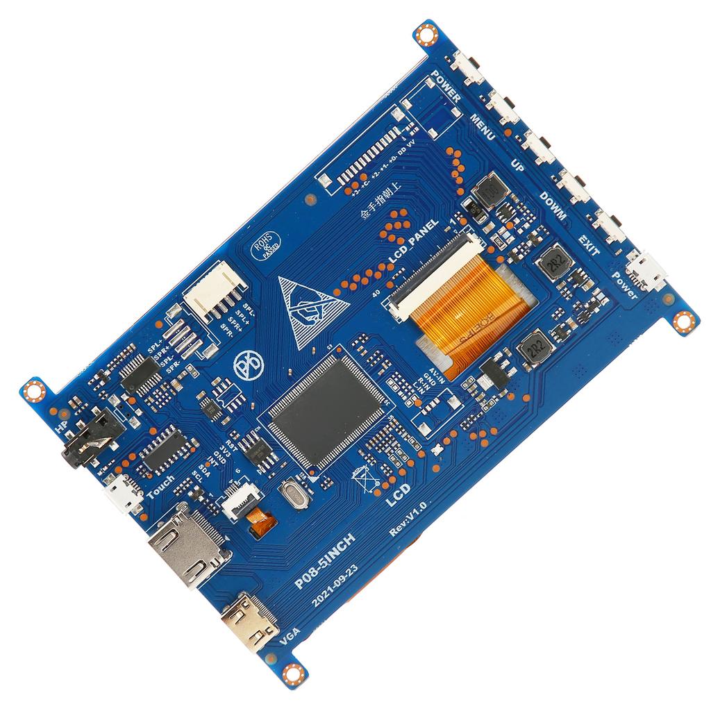 5palcový dotykový monitor pro Raspberry Pi pro Ubuntu 800x480 HD multimediální rozhraní Plug and