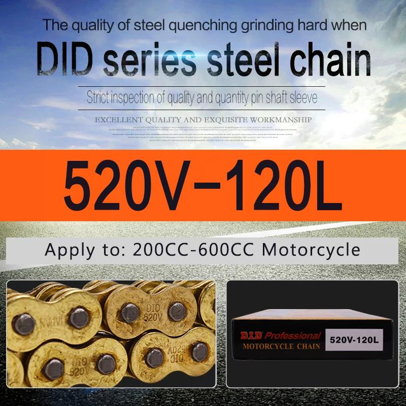 Seturi de lanțuri de etanșare de ulei pentru motociclete de înaltă calitate, pentru lanțuri 428, 136, 520, 525, 530, 120 de legături cu vânzare în fabrică