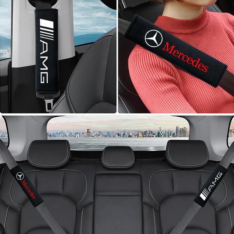 Cotton Flannel Carbon Fiber Protection Cover Case for Mercedes Benz New B/C/E Class A Class C200L GLC GLK New CLA GLA