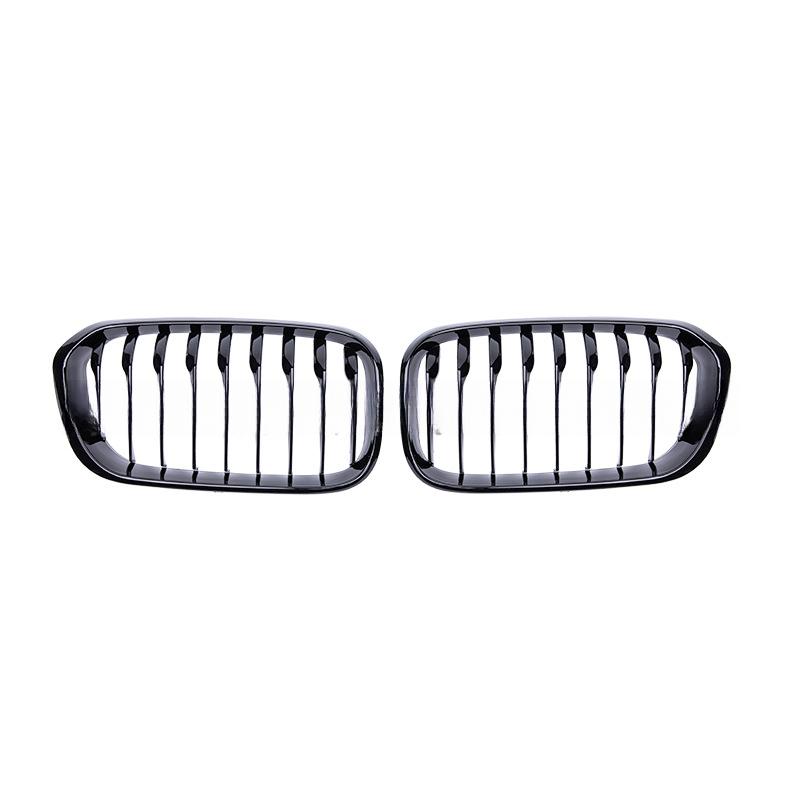 

Replacement Front Radiator Grille Hood ABS 1 Slat For BMW 1 Series F20 F21 2015-2017 Car Styling Front Bumper Racing Grills S-Glossy Black