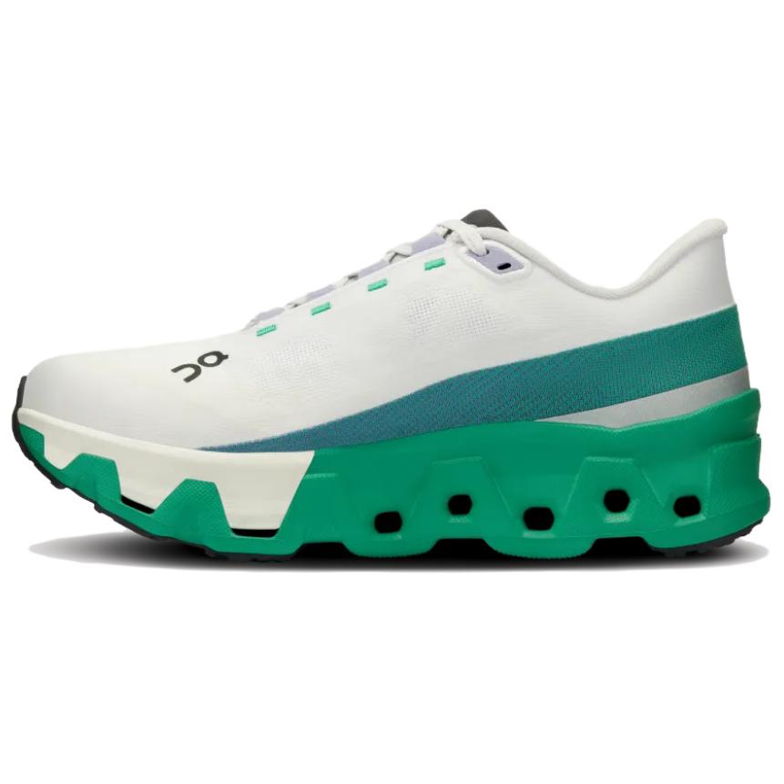 

On Women s CloudmOnster Hyper White/Mint 3WE10120902 38.5