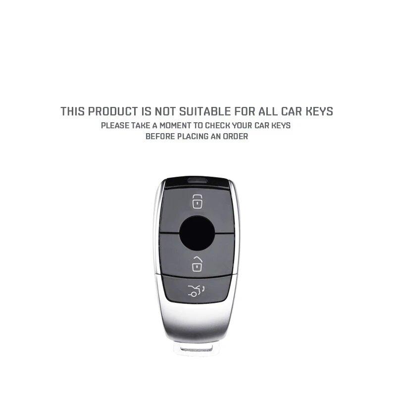 Zinc Alloy Leather Car Key Holder For Mercedes Benz A C E S G Class W177 W205 W213 X167 W222 Cla Gle Glb Gls Amg Maybach Key Fob
