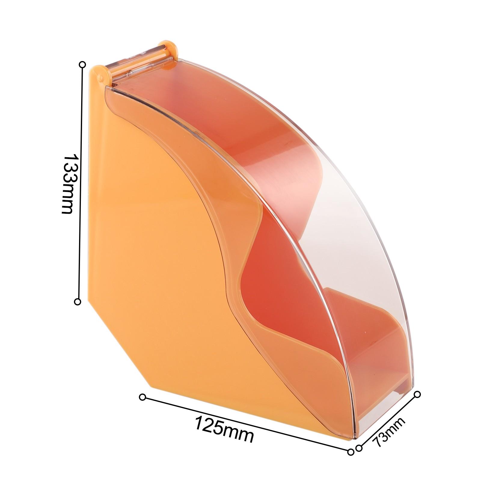 

Держатель фильтровальной бумаги 1 шт. с акриловой крышкой-диспенсером жёлтый